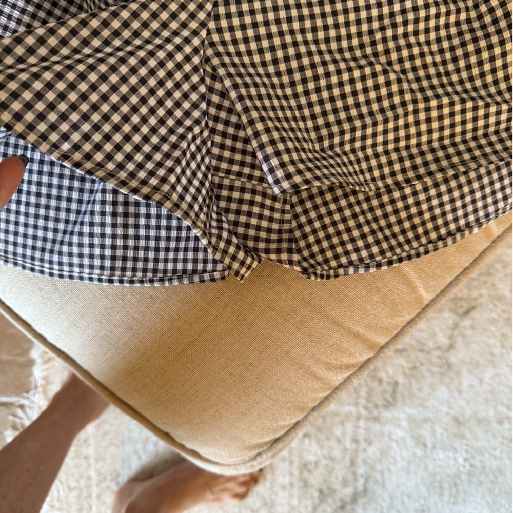 Blue Rain Black and White Checkered Skirt NWOT - Picture 3 of 4